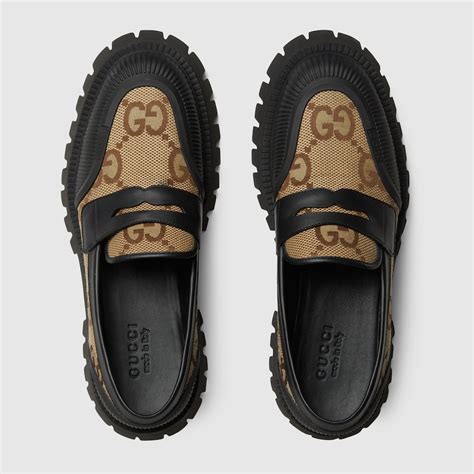 gucci men's maxi gg loafer|Gucci brixton loafer men.